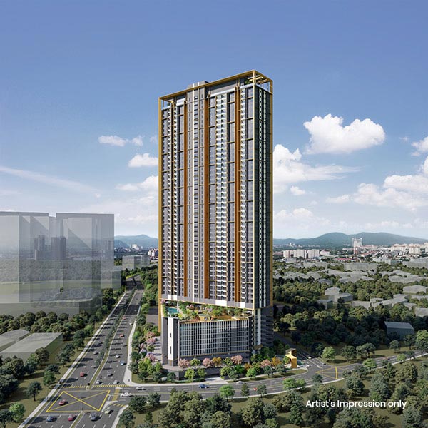 VOX Residence Sentul exterior artist impression