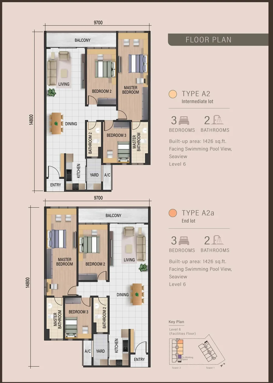 Waterway Peaks Types A2 and A2a floor plan