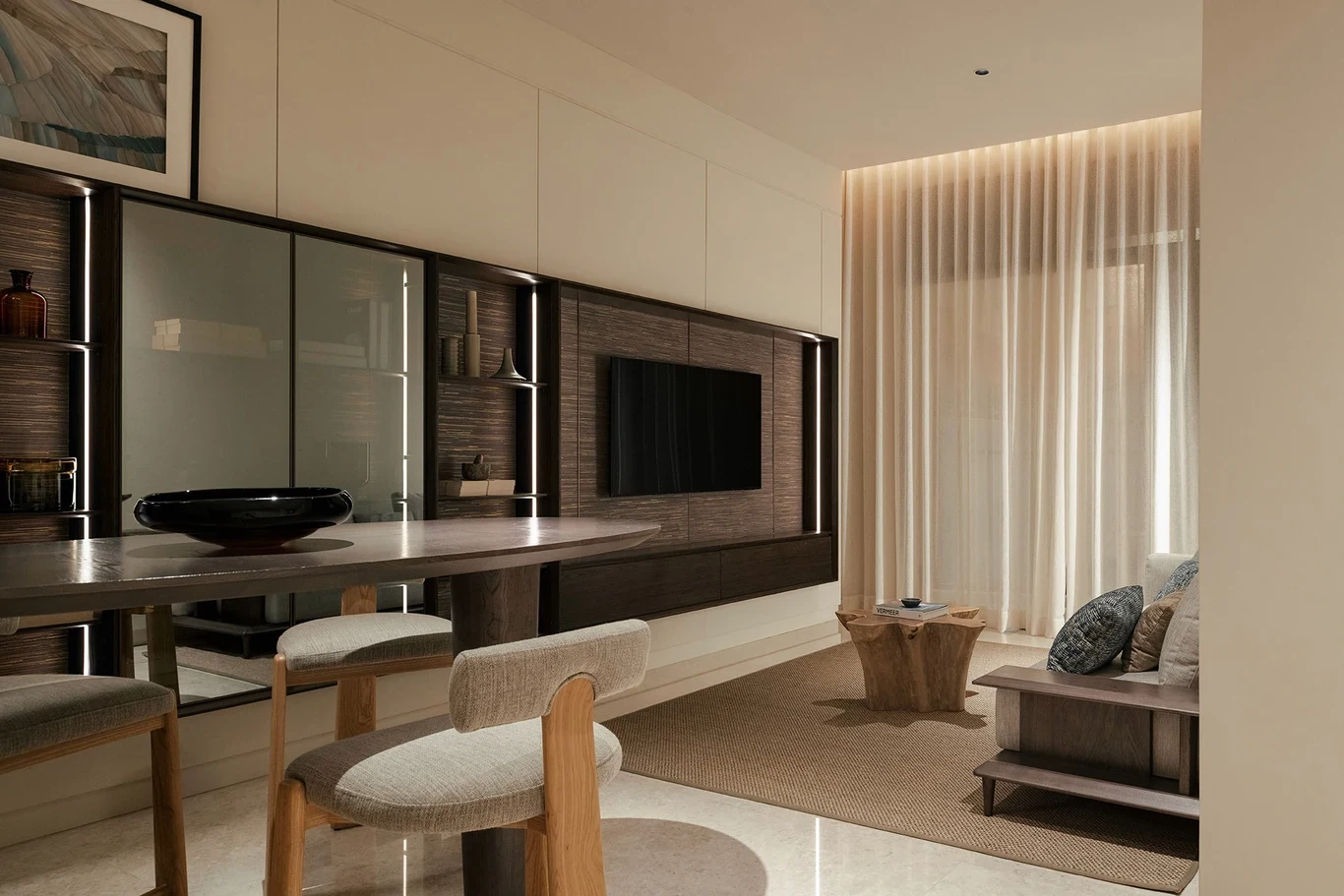 The Westin Residences show-unit living room