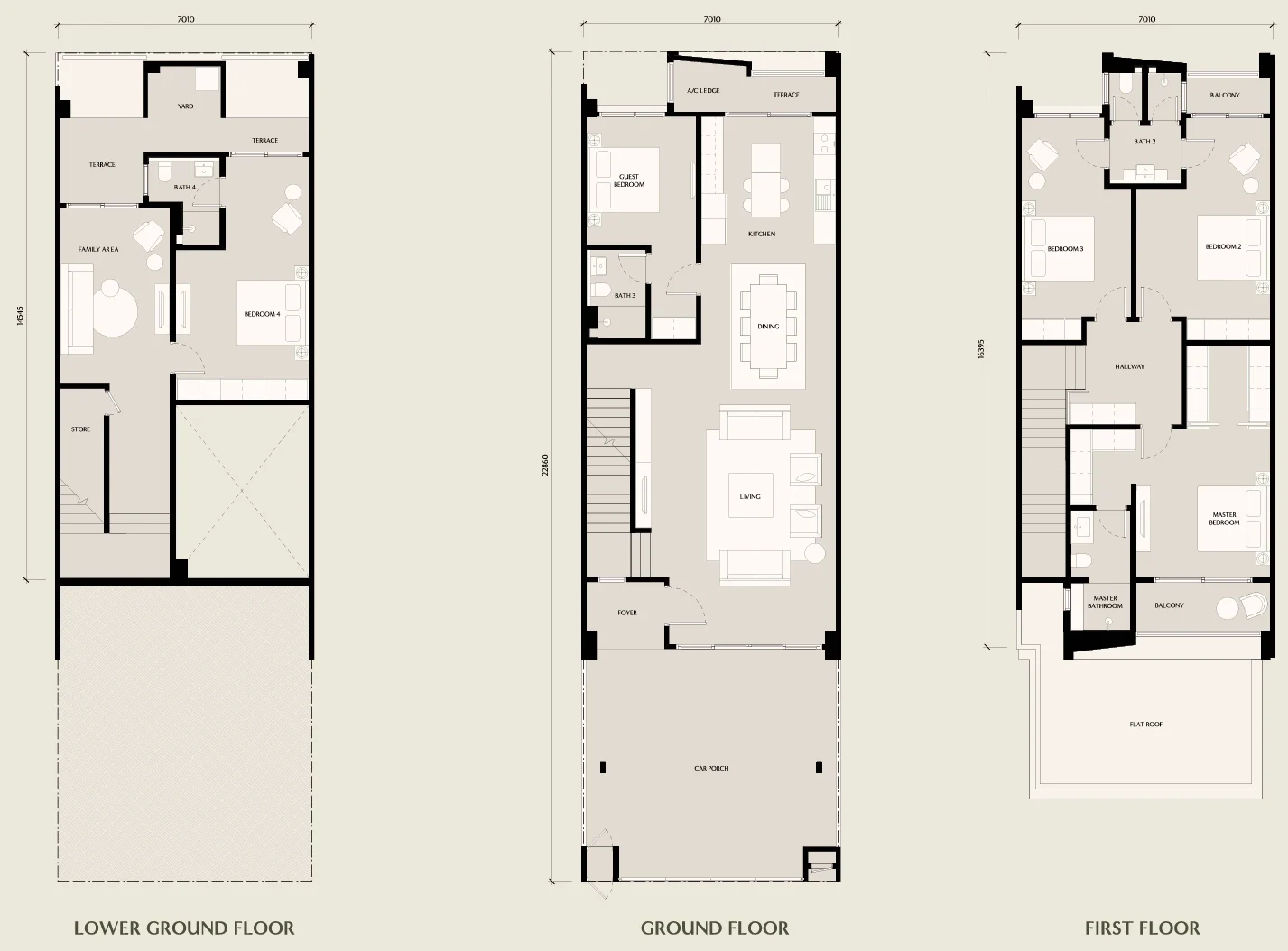Seri Embun Type C floor plan, 2,982 sq ft