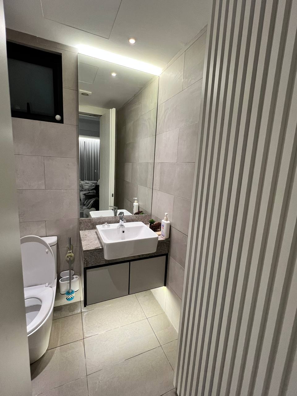 Zenia ParkCity Damansara display bathroom with vanity and shower area