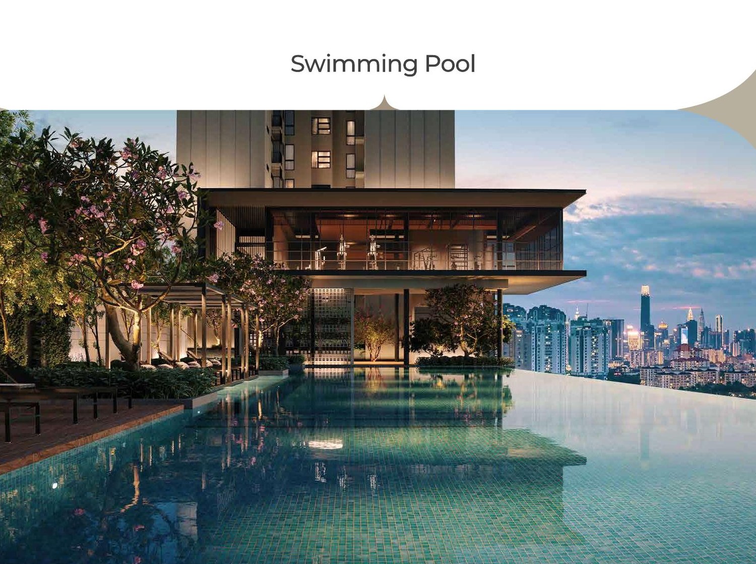 Pool deck perspective
