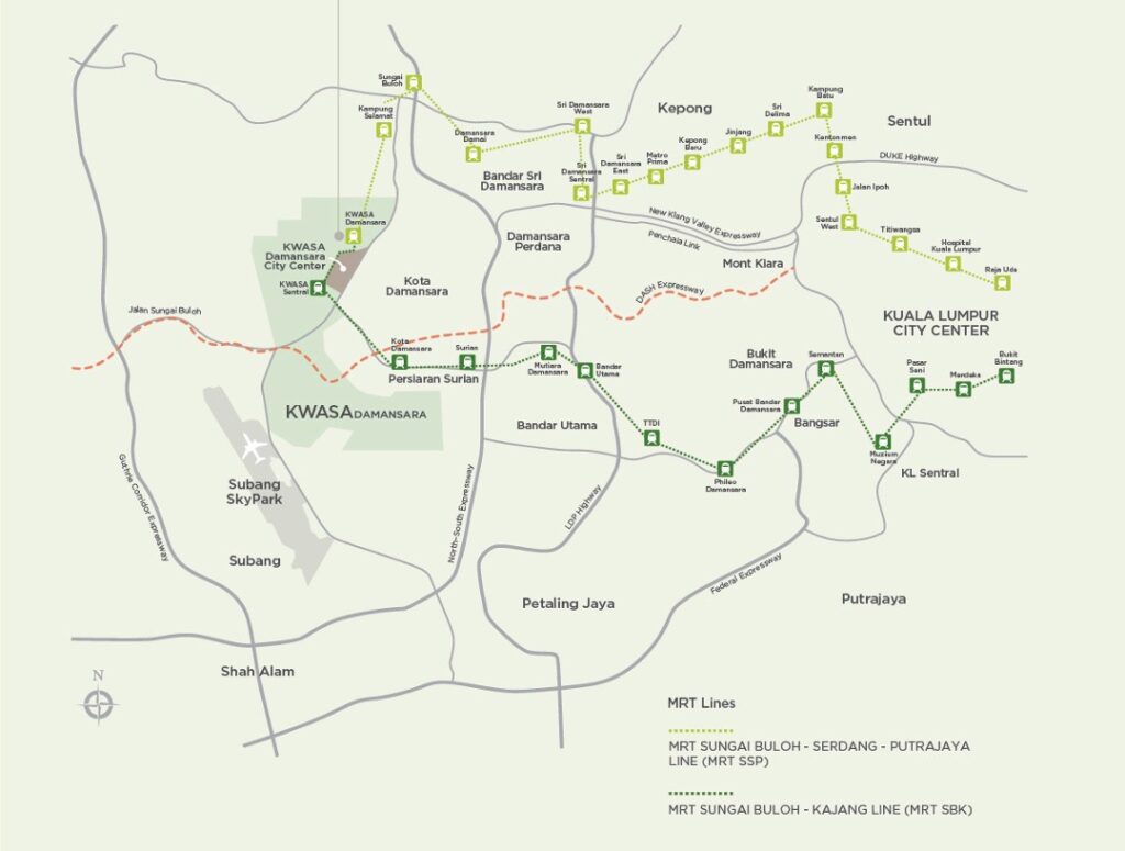 Linari Damansara location map