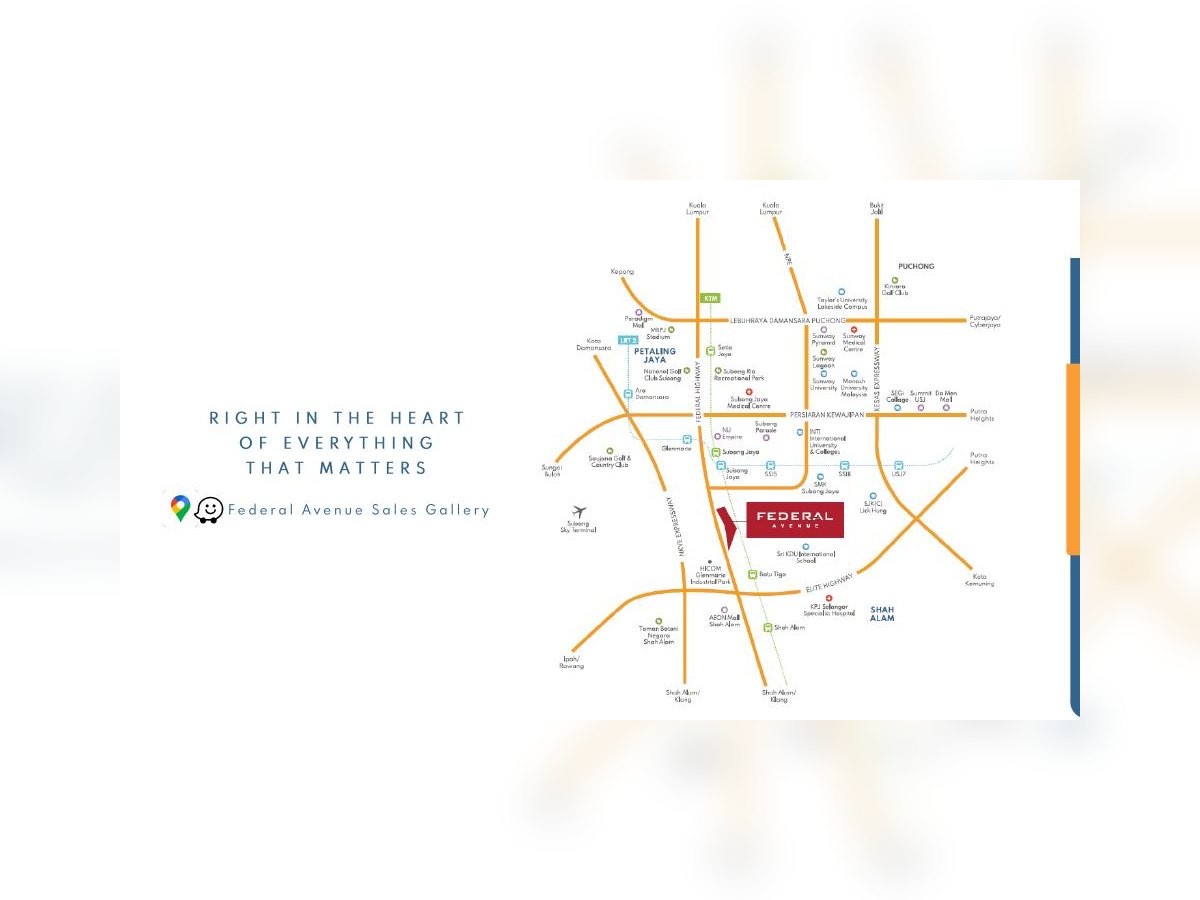 Luminar Residence Federal Avenue location map