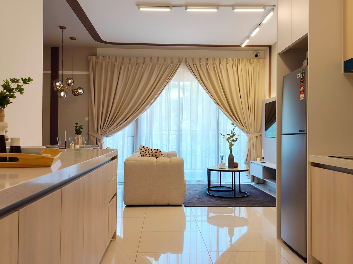Kitchen and living reference