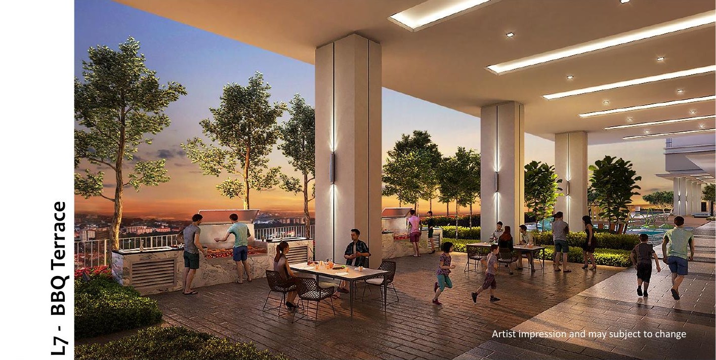 Level 7 BBQ terrace