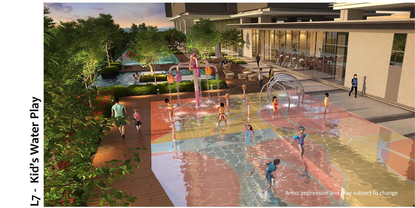 Level 7 kids water play