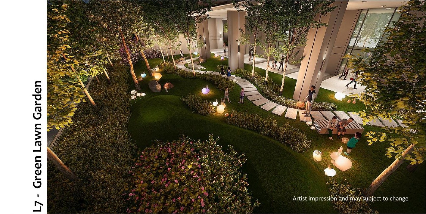 Level 7 green lawn garden