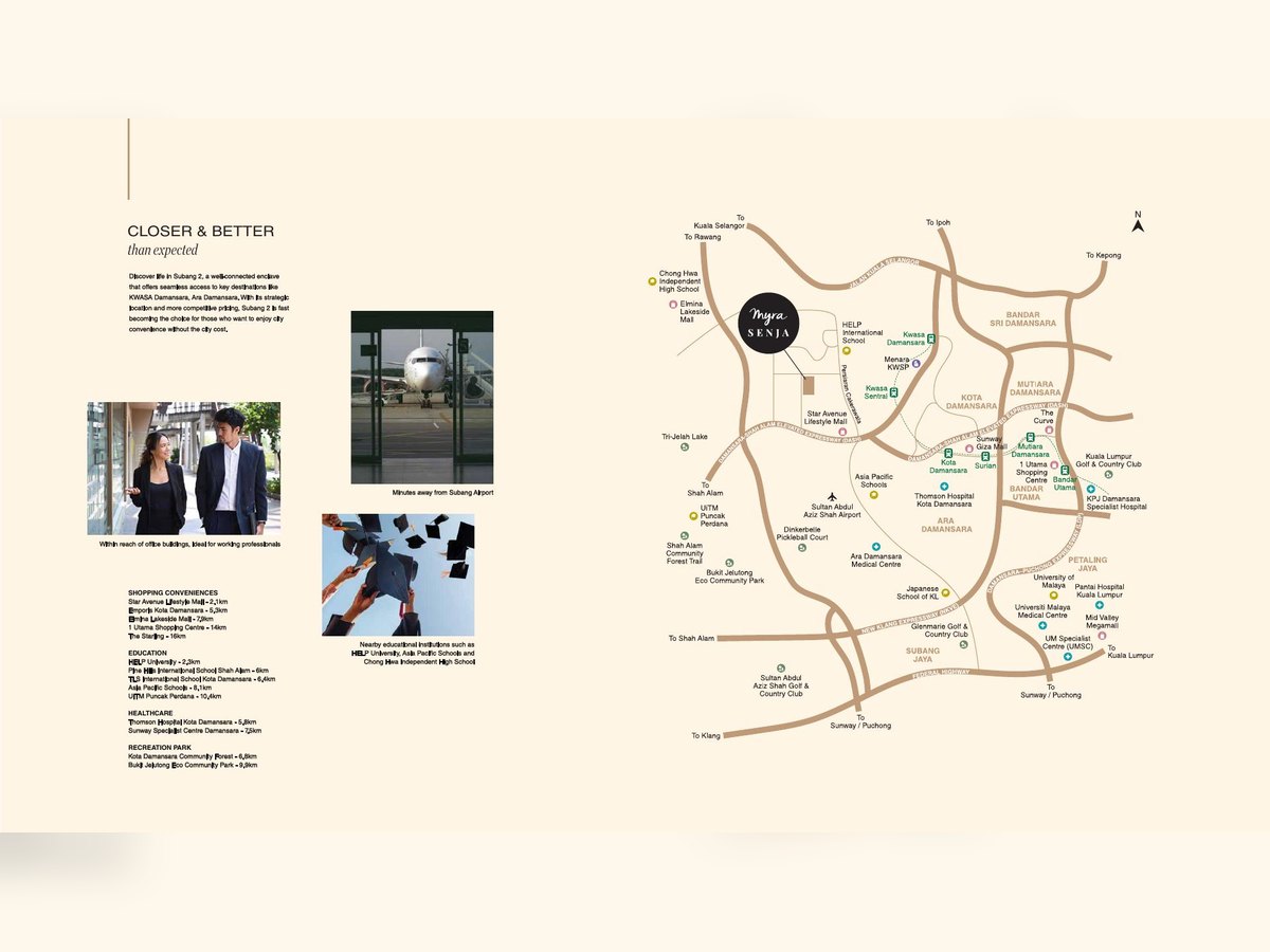 Myra Senja Subang 2 location map