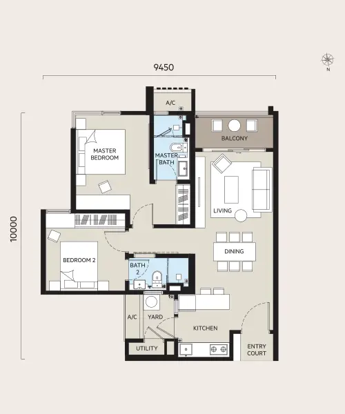 Type A floor plan