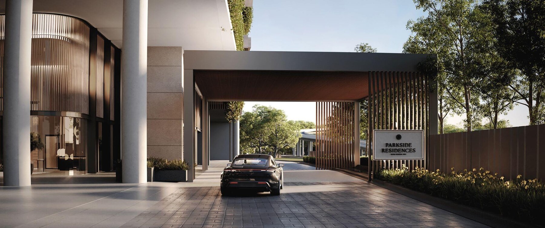 Drop-off entrance