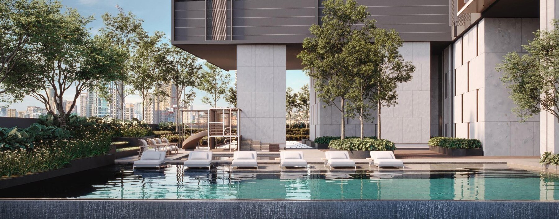 Infinity pool artist impression