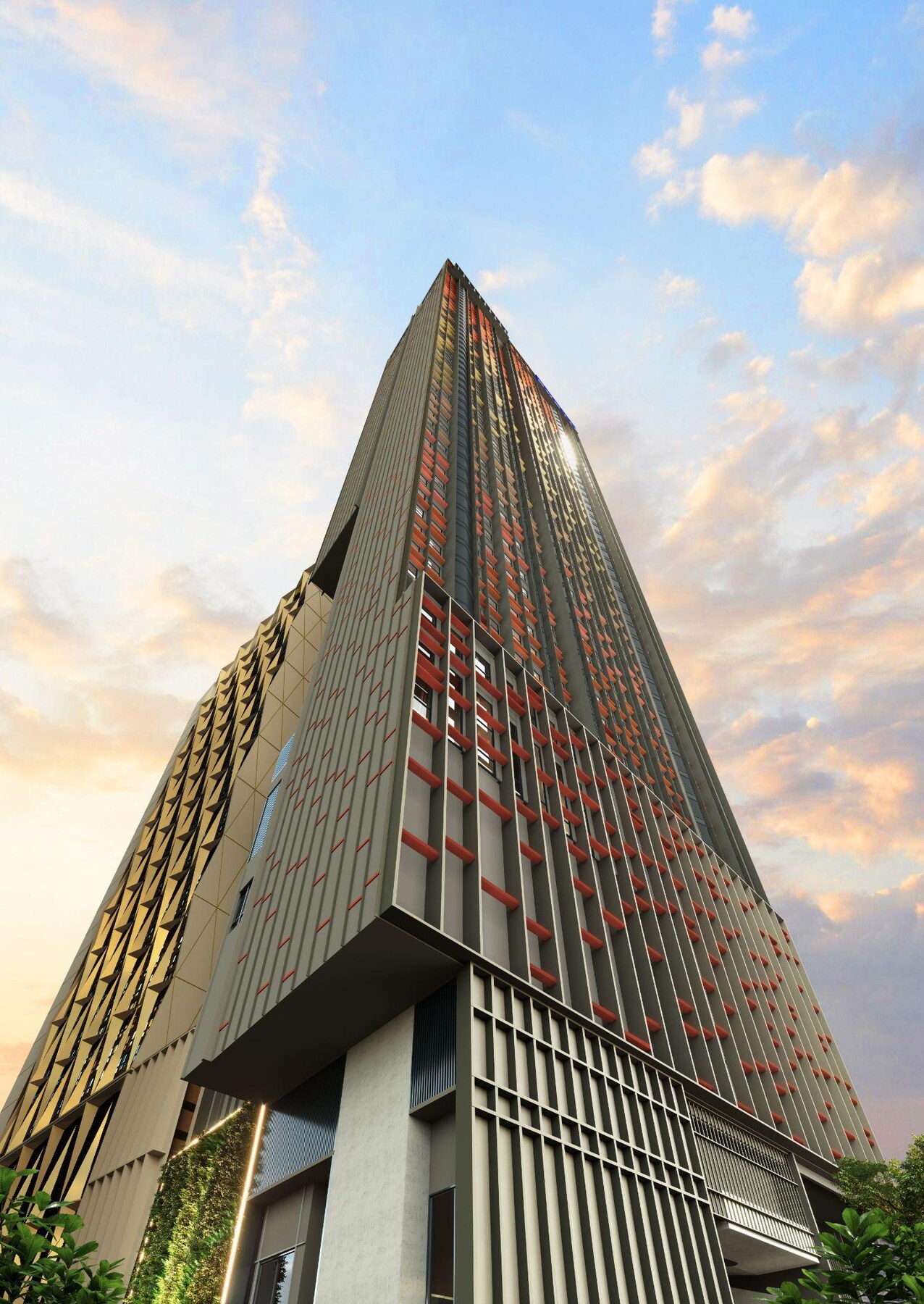 Building facade artist impression