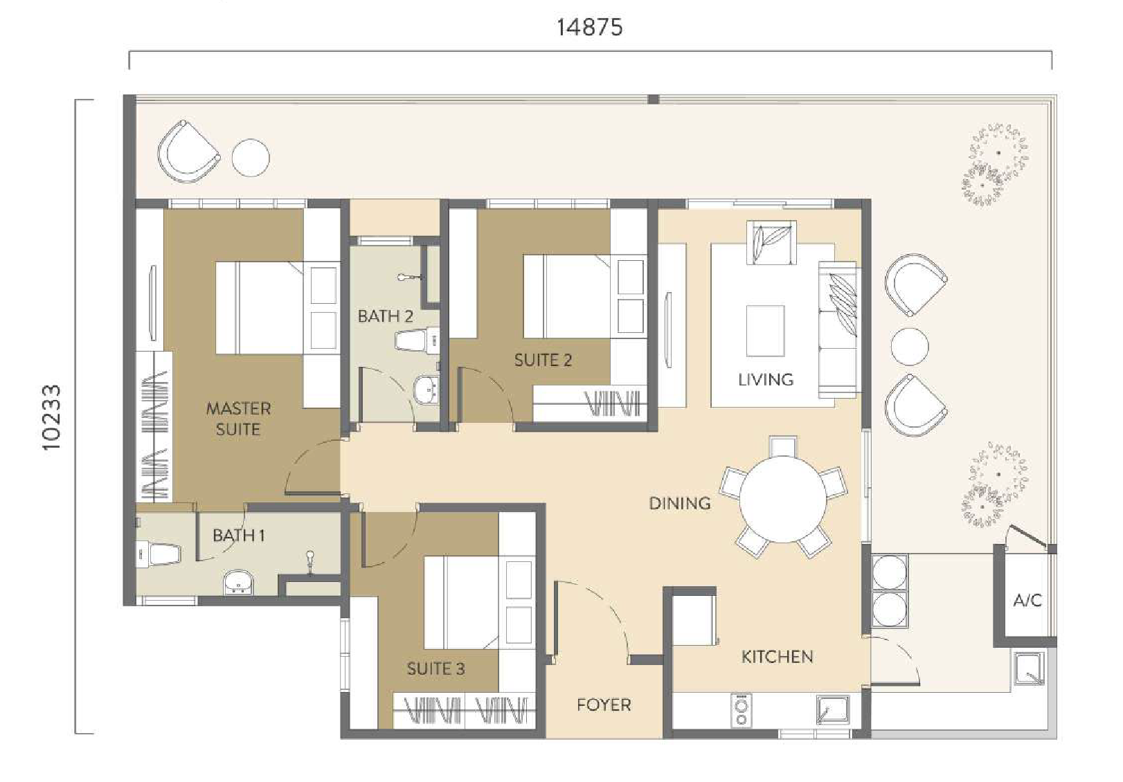 Type D floor plan