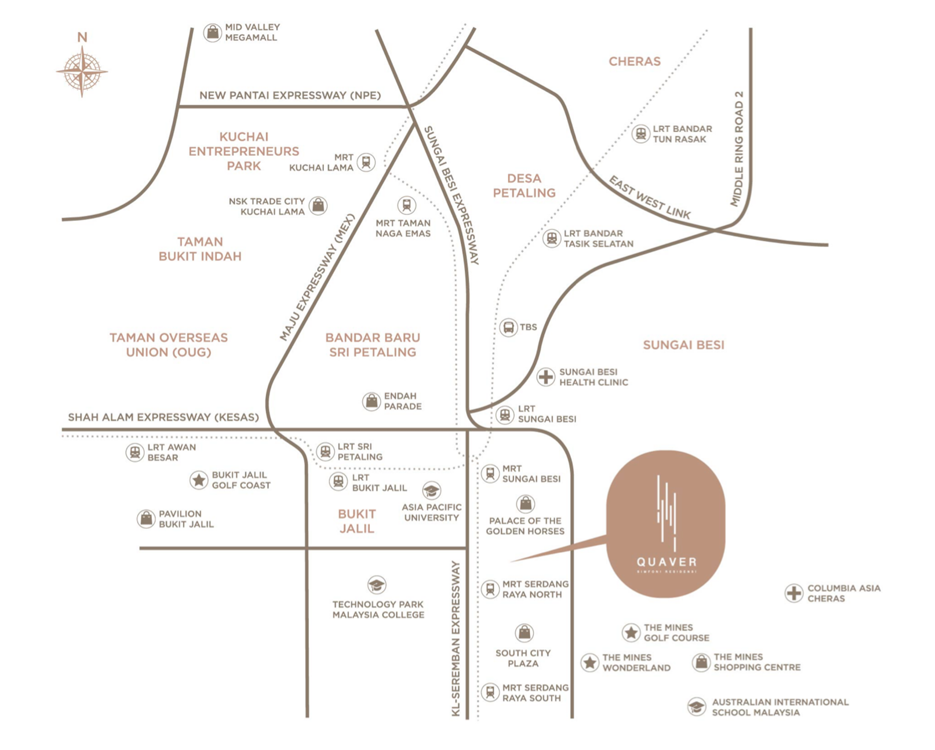 Quaver Residence @ Bukit Jalil location map