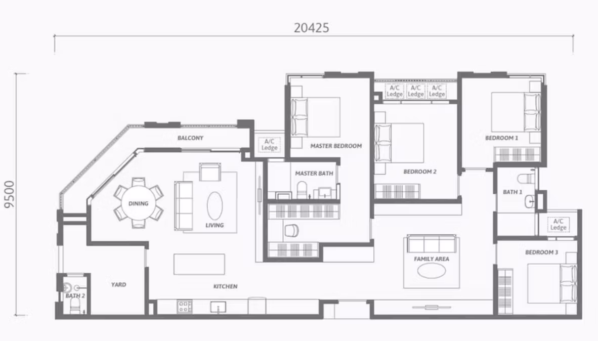 Type D floor plan