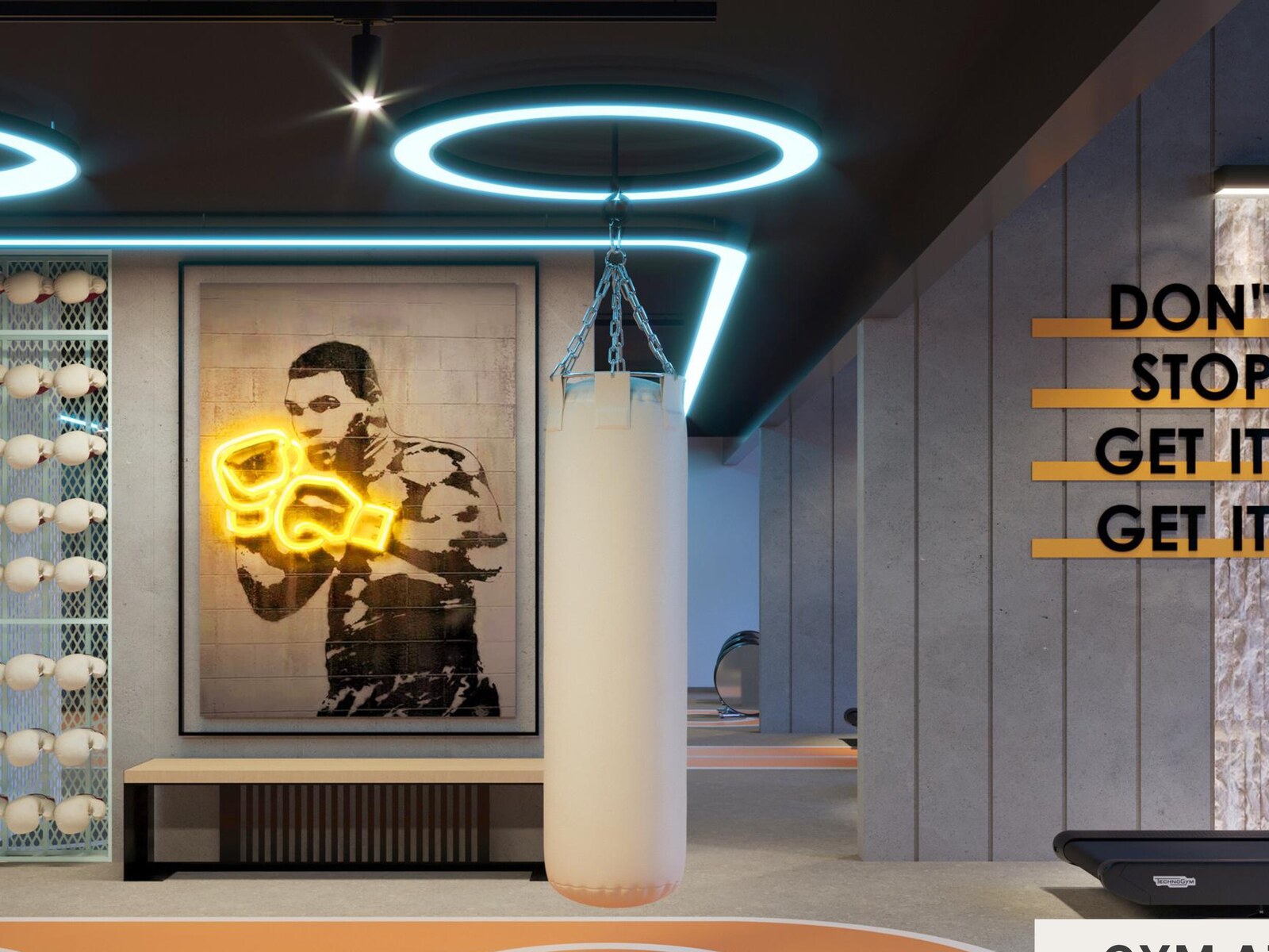 Gym at Level 8