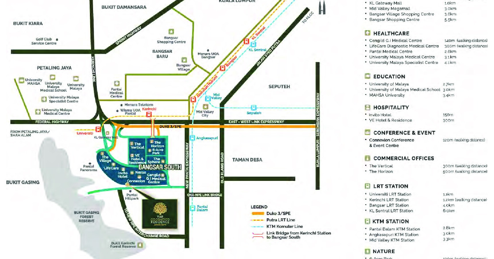 The Goodwood Residence location map
