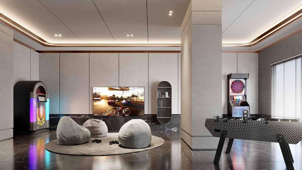 Tujuh games room render
