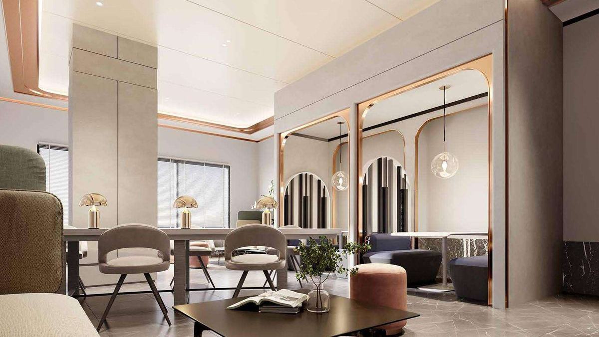 Tujuh reading lounge render