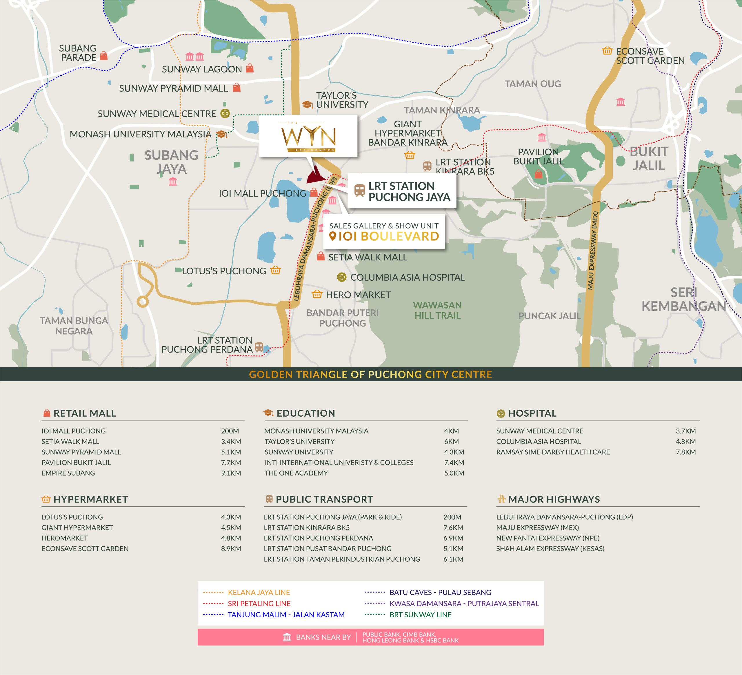 The Wyn Residences location map